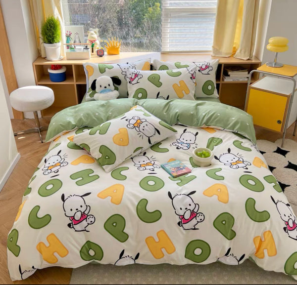 Kawaii Pochacco Bedding Set