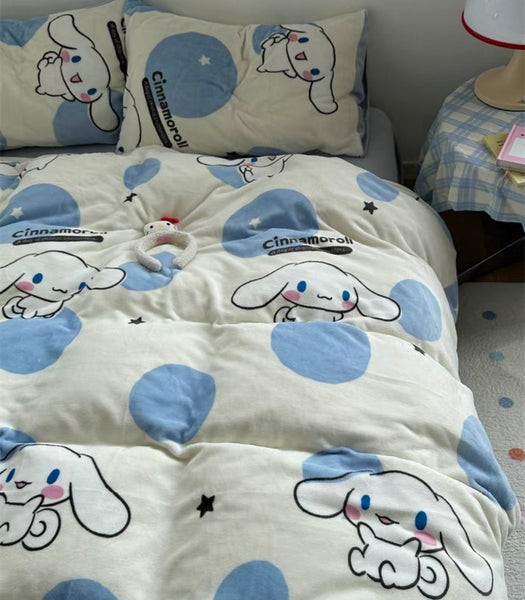 Soft Cartoon Bedding Set