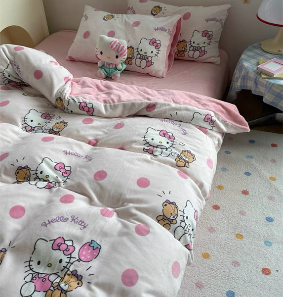 Soft Kitty Bedding Set