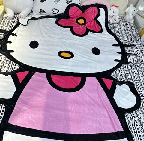 Kawaii Hello Kitty Blanket