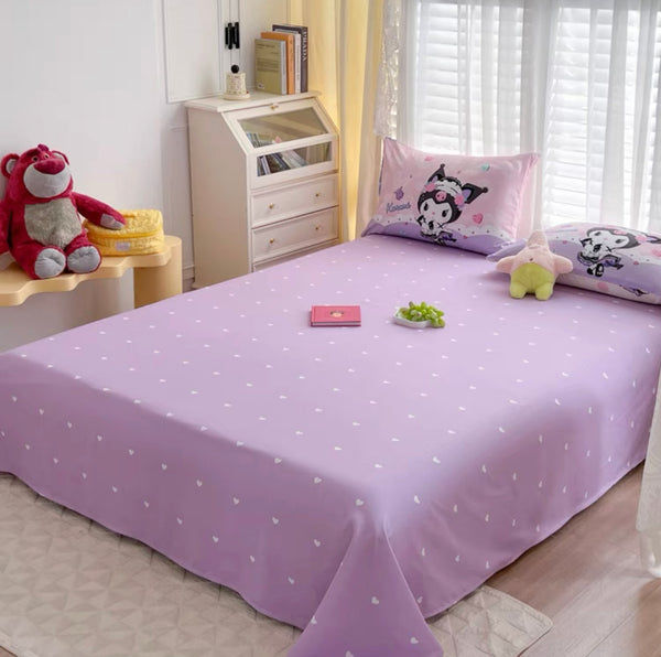 Kawaii Kuromi Bedding Set