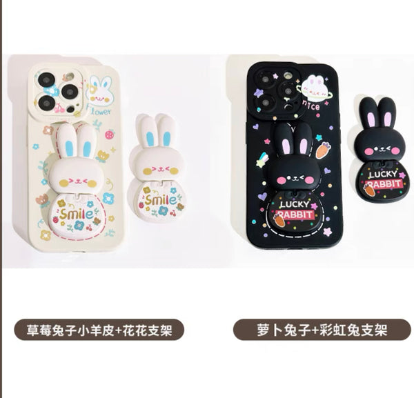 Rabbit Phone Case For Iphone7/7P/8/8plus/X/XS/XR/XSmax/11/11pro/11pro max/12/12pro/12proMax/12mini/13/13pro/13promax/14/14pro/14promax