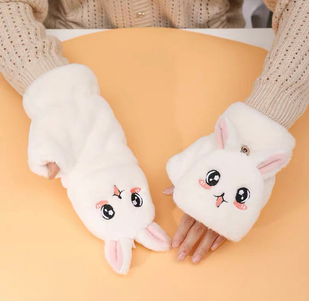 Cute Bunny Oven Mitt Handmade Rabbit Kitchen Glove 