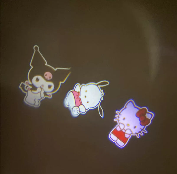 Cartoon Projection Key Chain