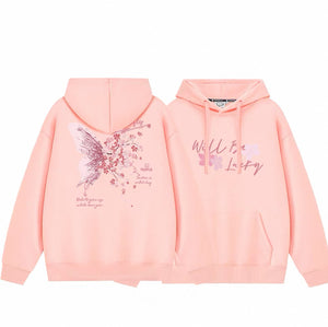Cute Sakura Butterfly Hoodie