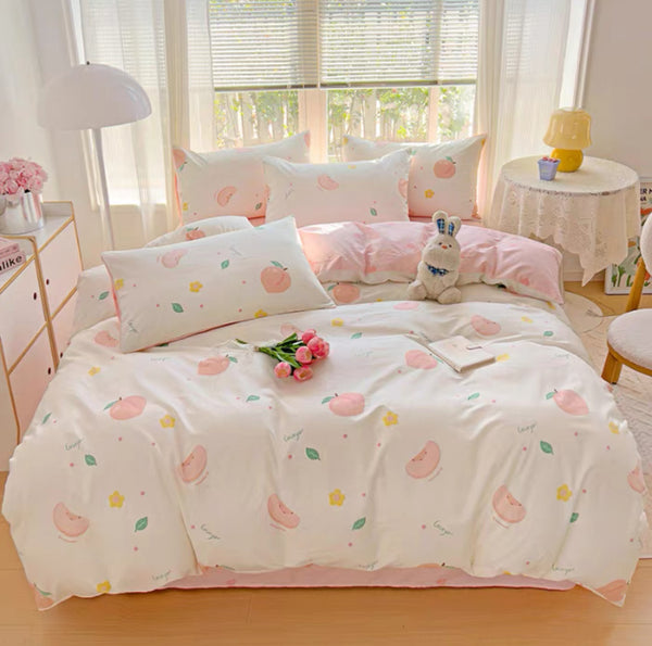 Harajuku Peach Bedding Set