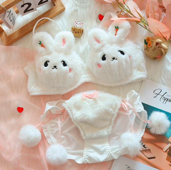 Kawaii Rabbit Underwear Set