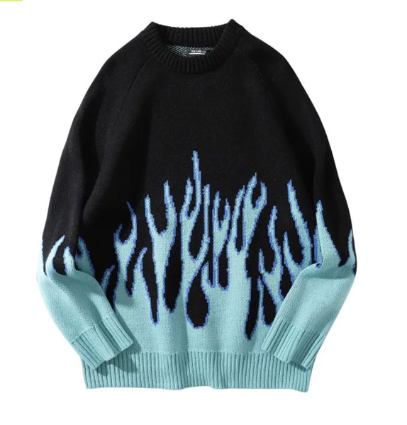 Harajuku Flame Sweater