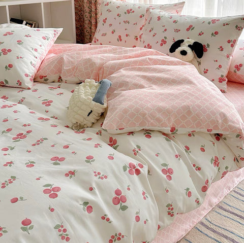 Cute Cherries Bedding Set