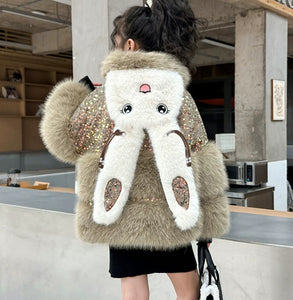 Cute Rabbit Coat For Children