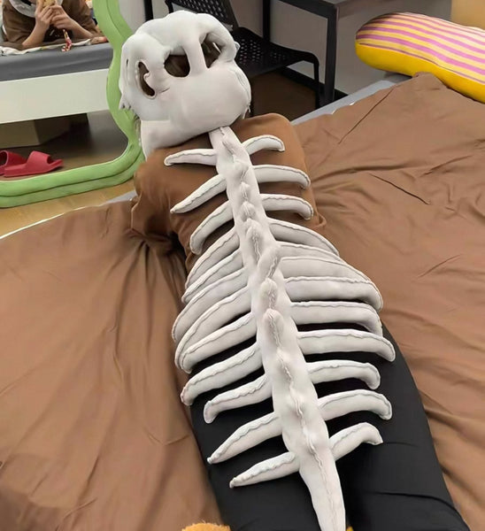 Cute Dinosaur Skeleton Plush Toy