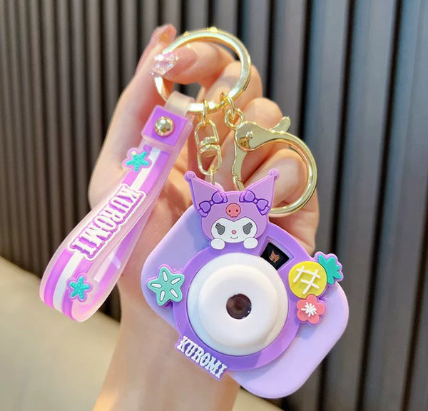 Cartoon Projection Key Chain