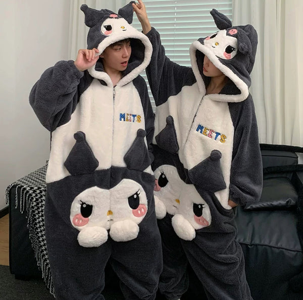 Cute Kuromi Pajamas For Men And Women