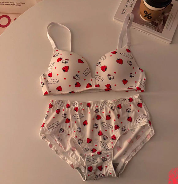 Kawaii Kitty Underwear Set