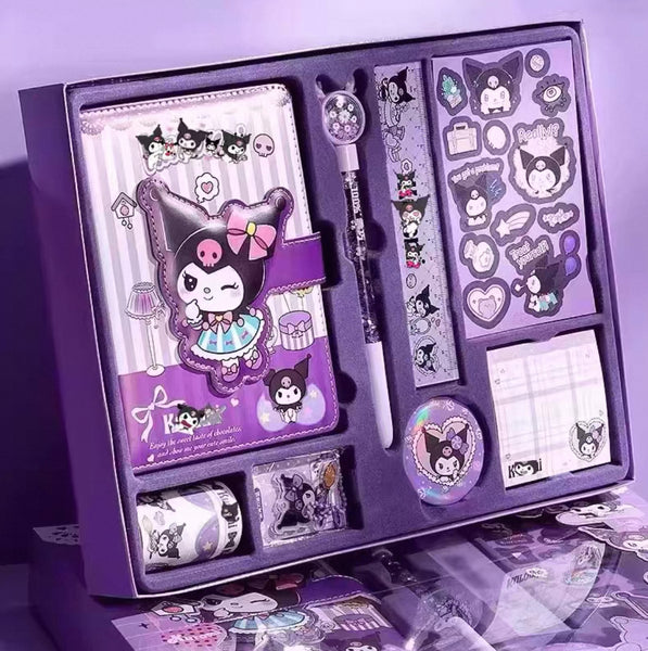 Kawaii Cartoon Notebook Set