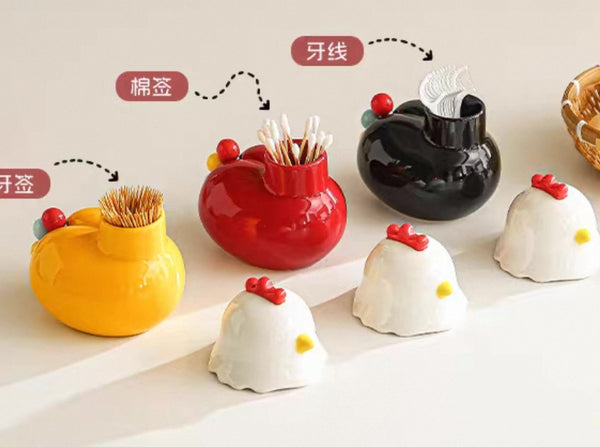 Cute Chicken Small Fork Set