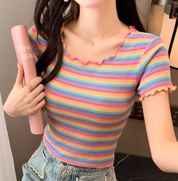 Rainbow Striation T-shirt