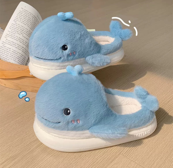 Cute Whale Slippers