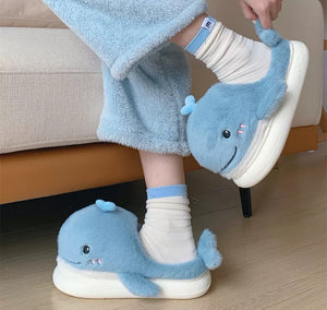 Cute Whale Slippers