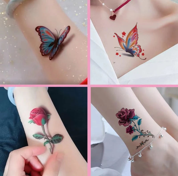 Beautiful Tattoo Sticker Set