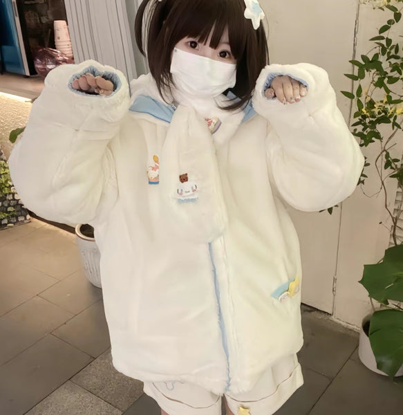 Kawaii Cinnamoroll Double Sided Down Jacket