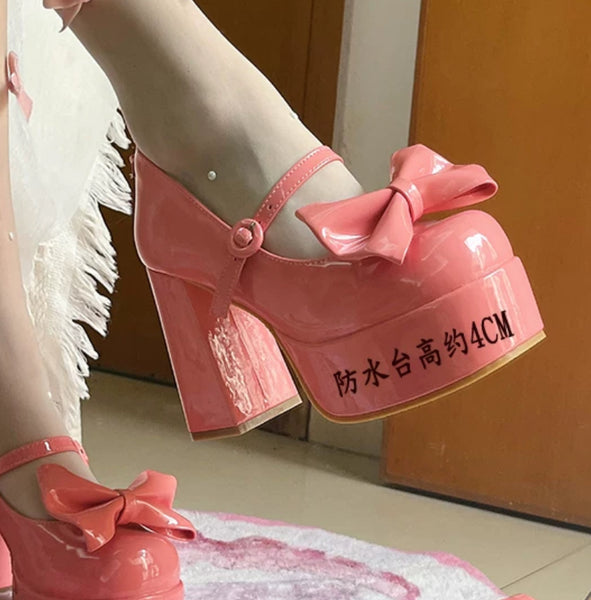Sweet Lolita Girl High Heels Shoes