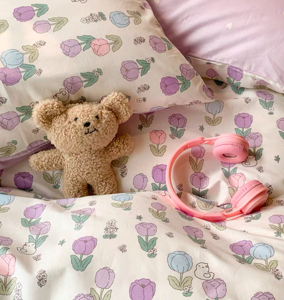 Cute Tulips Bedding Set