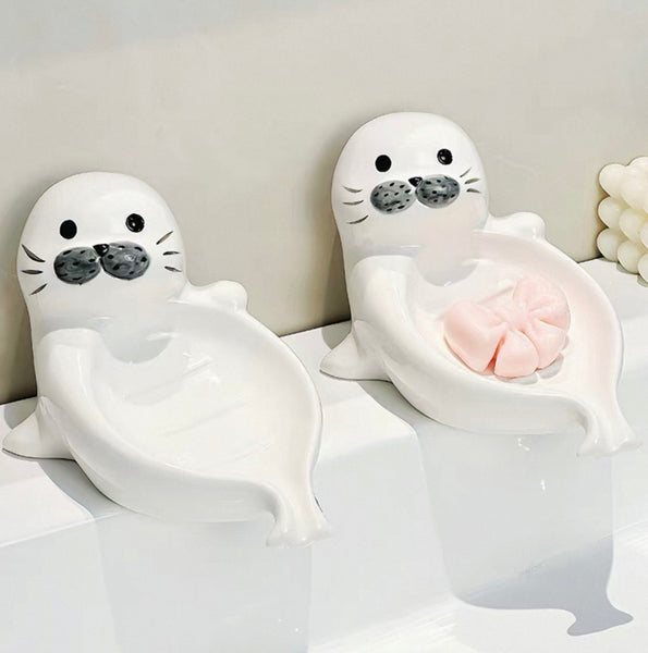 Kawaii Seal Soap Box