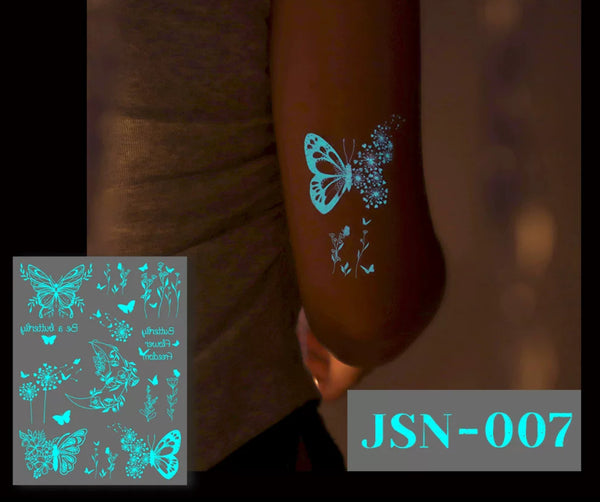 Cute Butterfly Tattoo Sticker