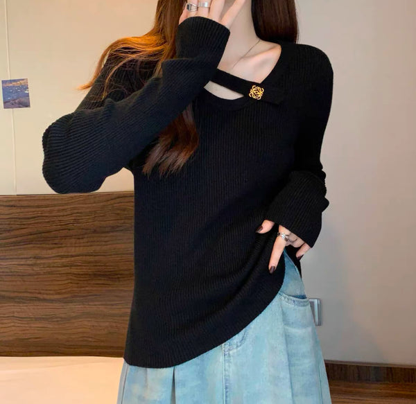 Cute Style Knitted Sweater