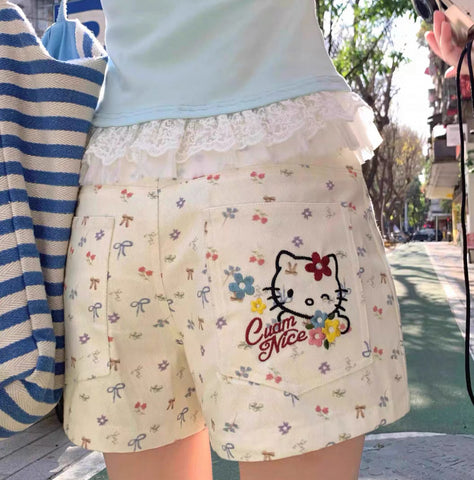 Kawaii Kitty Shorts
