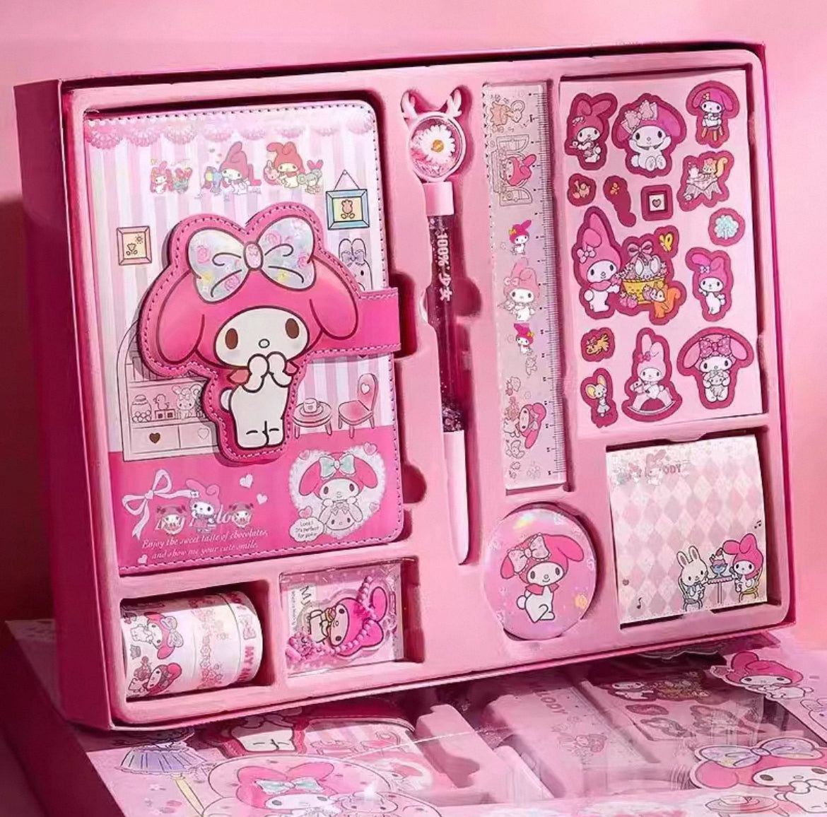 Kawaii Cartoon Notebook Set