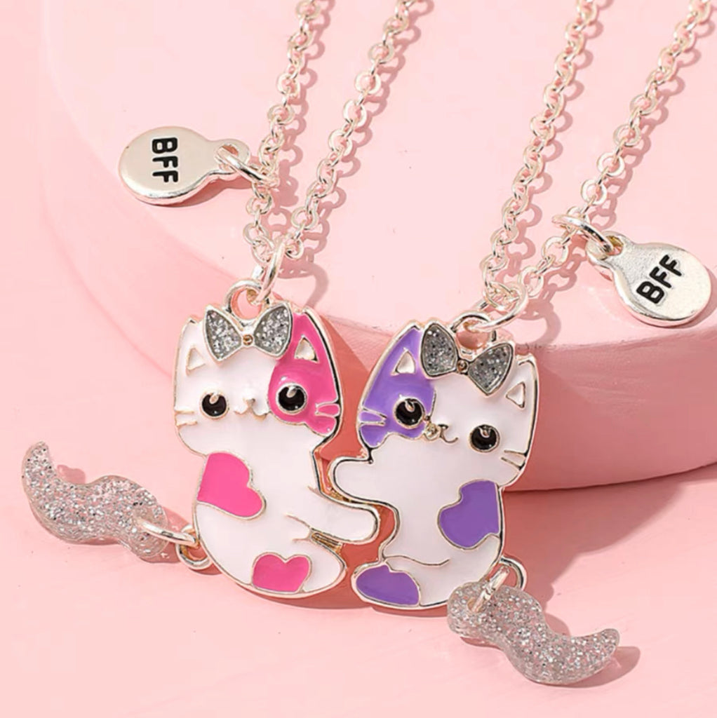 Cute Cat Pendant Necklace with Certified Diamond for Women (HI-SI Quality),  14K Yellow Gold - Walmart.com