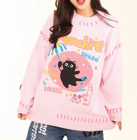 Kawaii Cat Sweater