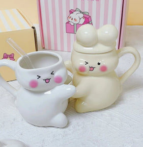 Cute Huge Rabbit Mug