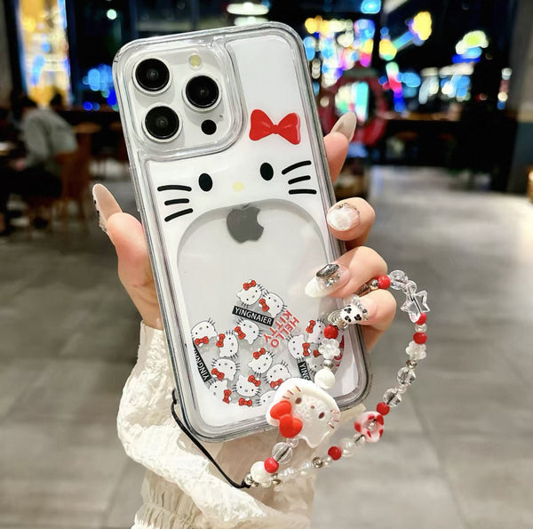 Kawaii Kitty Phone Case For Iphone11/12/12pro/13/12proMax/13pro/14/14pro/14promax/15/15pro/15promax/16/16pro/16promax/17/17pro/17promax