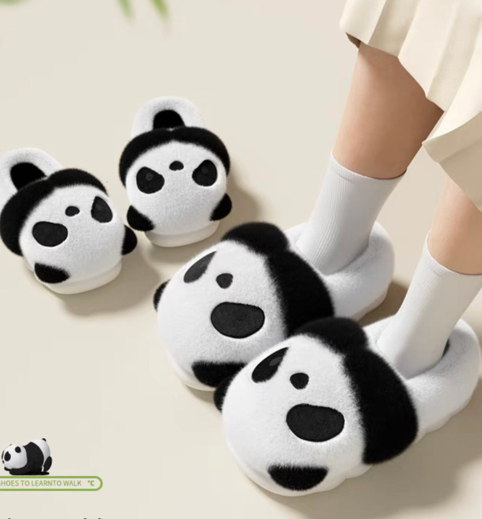 Children Cotton Slipper Winter Boy Indoor Home Cute Plush Panda Girl Cotton  Shoe Kid Slipper Sandalia Infantil Menina Pantuflas - AliExpress