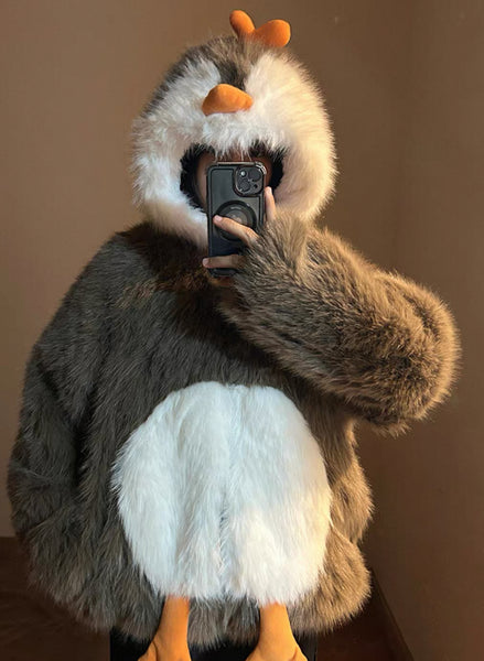 Soft Penguin Coat