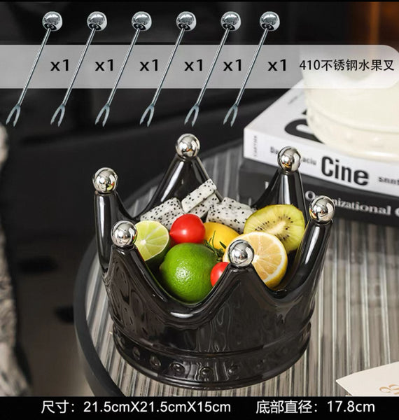Cute Crown Fruits Dish