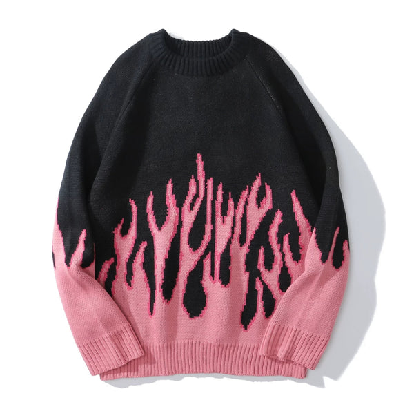 Harajuku Flame Sweater