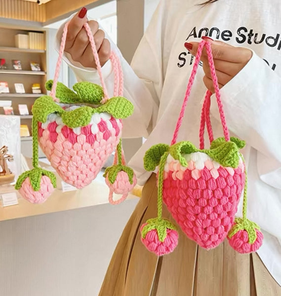 Sweet Strawberry Handmade Bag