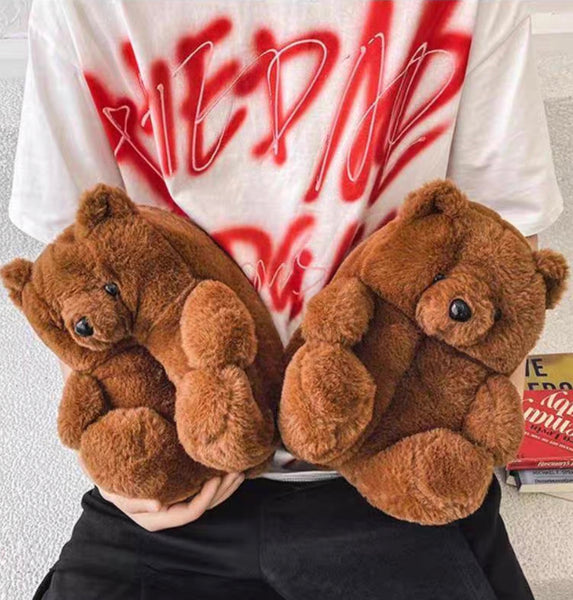 Cute Bear Home Slippers