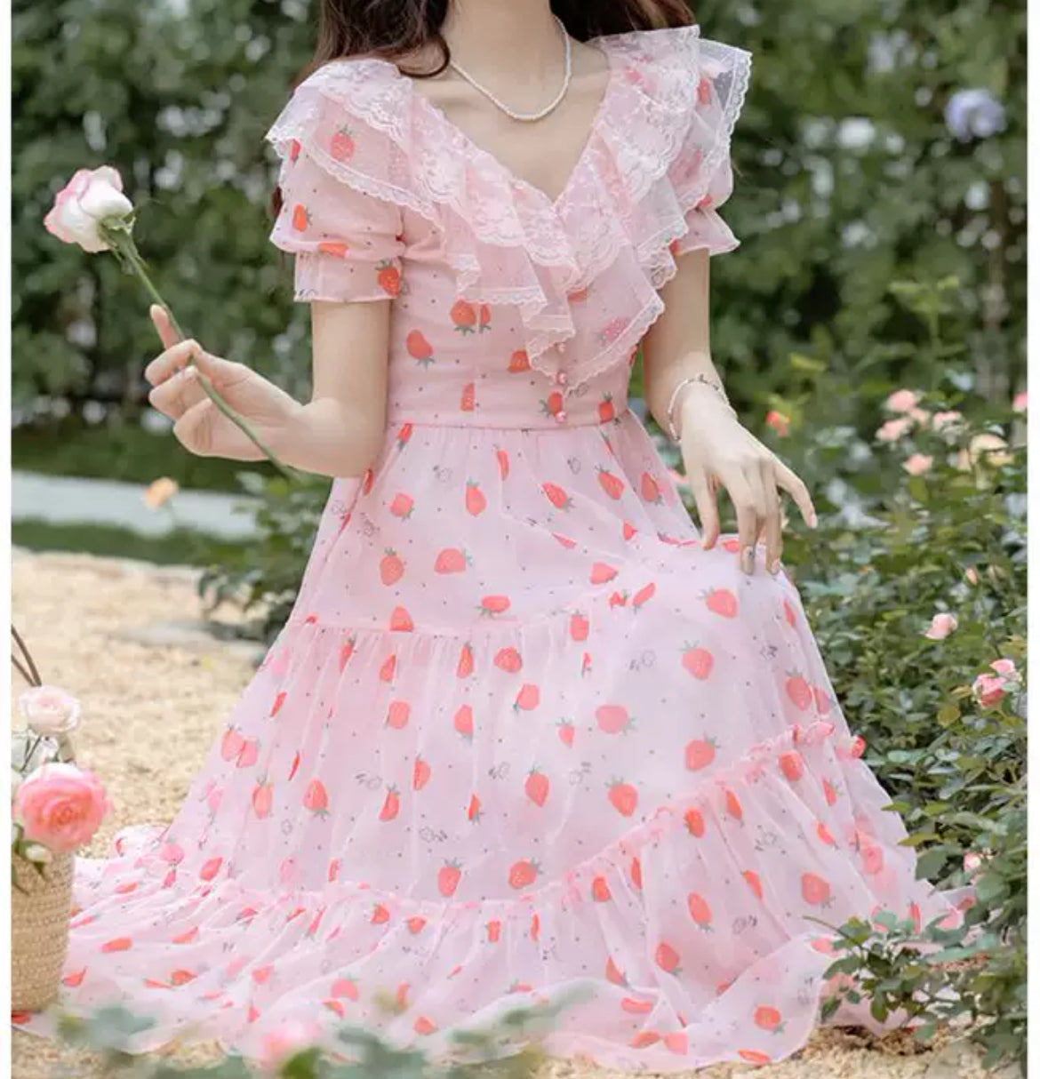 Cute Strawberry Dress Cute Strawberry Dress