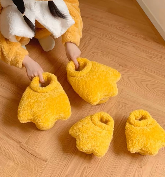 Cute Duck Paw Slippers