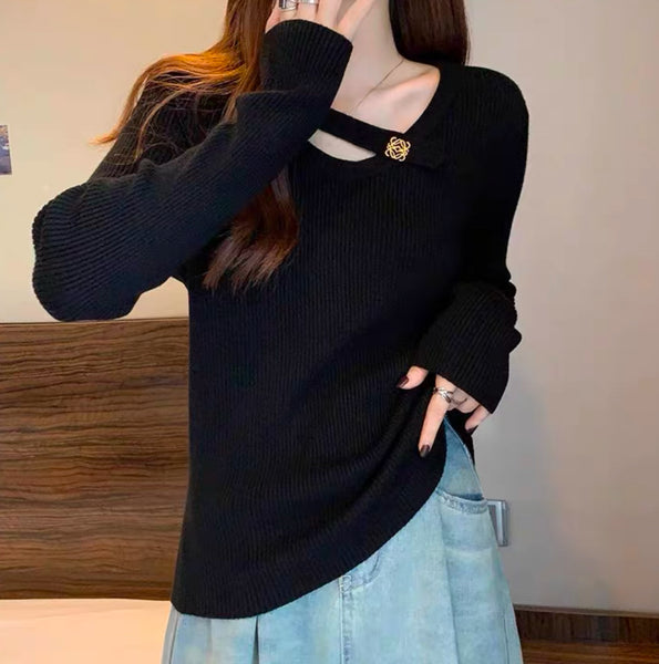 Cute Style Knitted Sweater