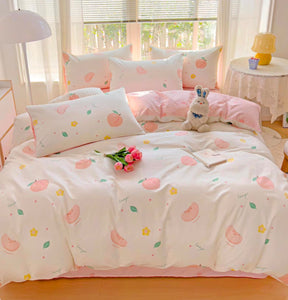 Harajuku Peach Bedding Set