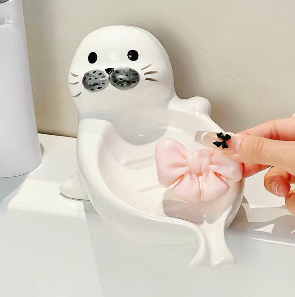 Kawaii Seal Soap Box