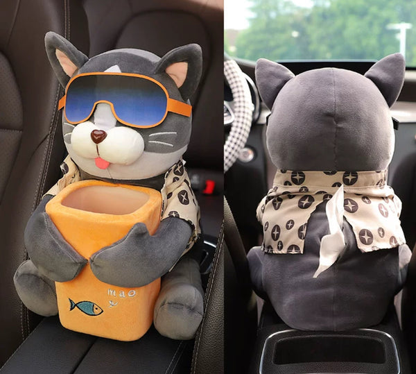 Cute Animal Car Tissue Box