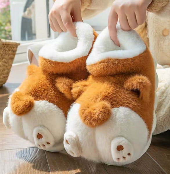 Funny Corgi Slippers