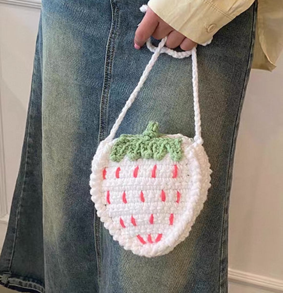 Cute Strawberry Handmade Bag